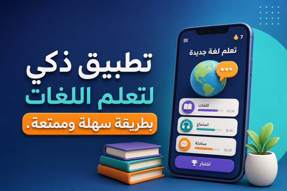 تطبيق ذكي لتعلم اللغات بطريقة سهلة وممتعة
