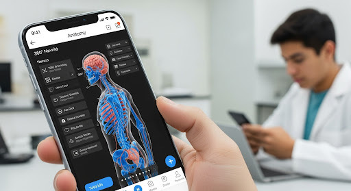 افضل تطبيق لدراسة الجسم والامراض 3D