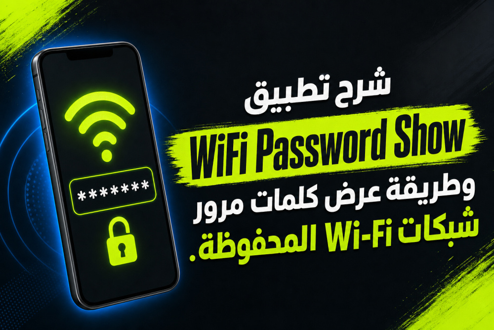 شرح تطبيق WiFi Password Show وطريقة عرض كلمات مرور شبكات Wi-Fi المحفوظة