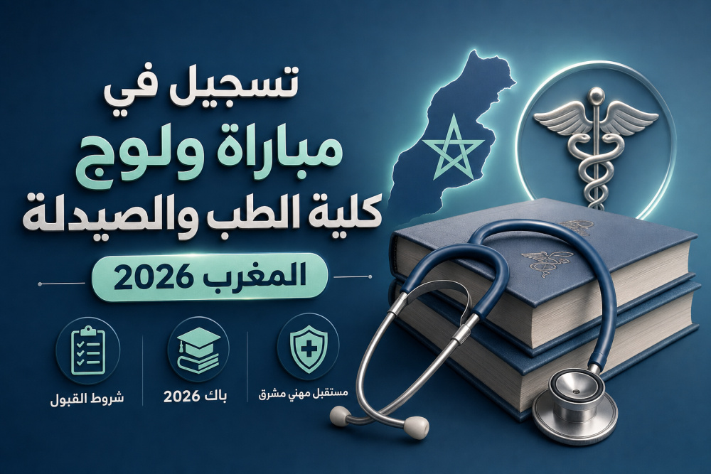 تسجيل في مباراة ولوج كلية الطب والصيدلة 2026 المغرب