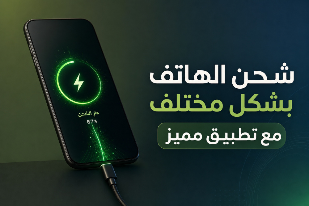 شحن الهاتف بشكل مختلف مع تطبيق مميز