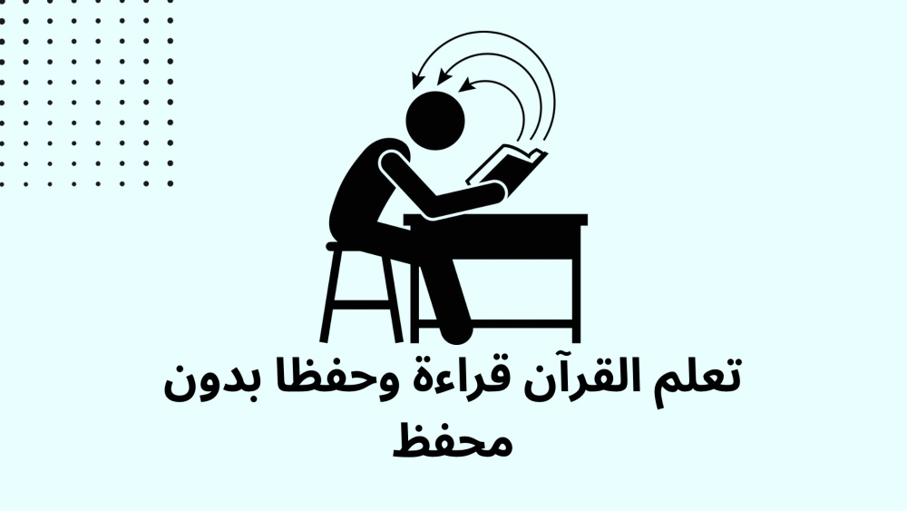 تعلم القرآن قراءة وحفظا بدون محفظ