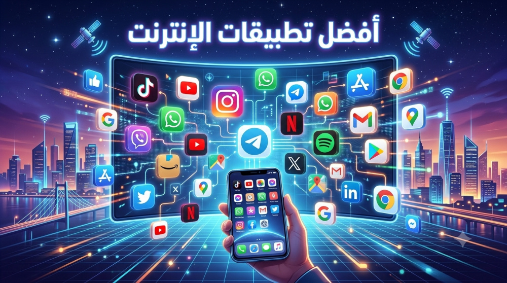 افضل تطبيقات الإنترنت