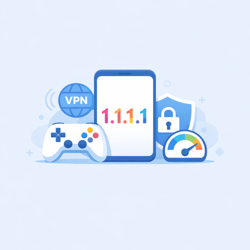 افضل تطبيق VPN للهواتف: 1.1.1.1 لتحسين تجربة الألعاب