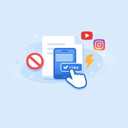Universal Copy: الحل النهائي لنسخ النصوص من التطبيقات المحظورة بسهولة