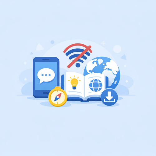 أفضل تطبيقات بدون إنترنت: تواصل، تعلم واستكشاف مع Direct Talk وKiwix