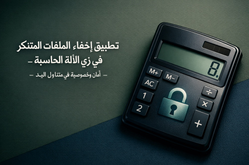 تطبيق إخفاء الملفات المتنكر في زي الآلة الحاسبة - أمان وخصوصية في متناول اليد