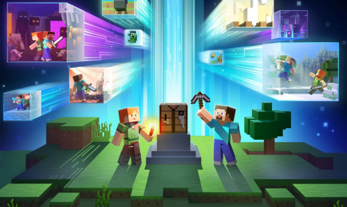 تحميل اخر تحديث لعبة ماين كرافت Minecraft 2024 مجانا