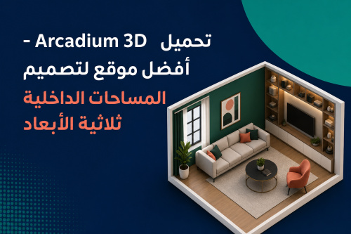 تحميل Arcadium 3D - أفضل موقع لتصميم المساحات الداخلية ثلاثية الأبعاد