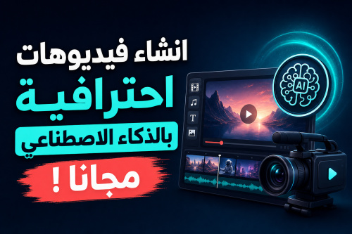 انشاء فيديوهات احترافية بالذكاء الاصطناعي مجانا !