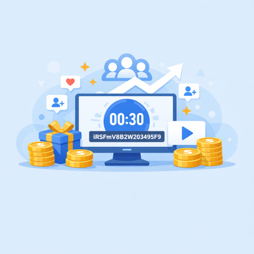 احصل على شدات للمتابعين في قناتك باستخدام كود iRSFmV8B2W203495F9