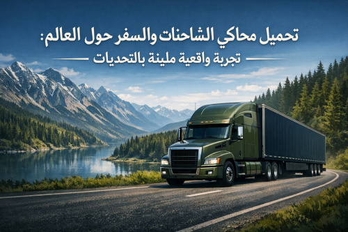 تحميل محاكي الشاحنات والسفر حول العالم: تجربة واقعية مليئة بالتحديات