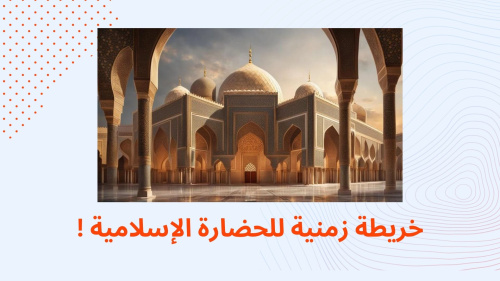 خريطة زمنية للحضارة الإسلامية